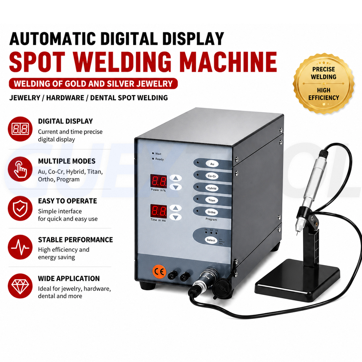 Industrial Laser Welder Constant - High Power Jewelry Spot Welding Machine