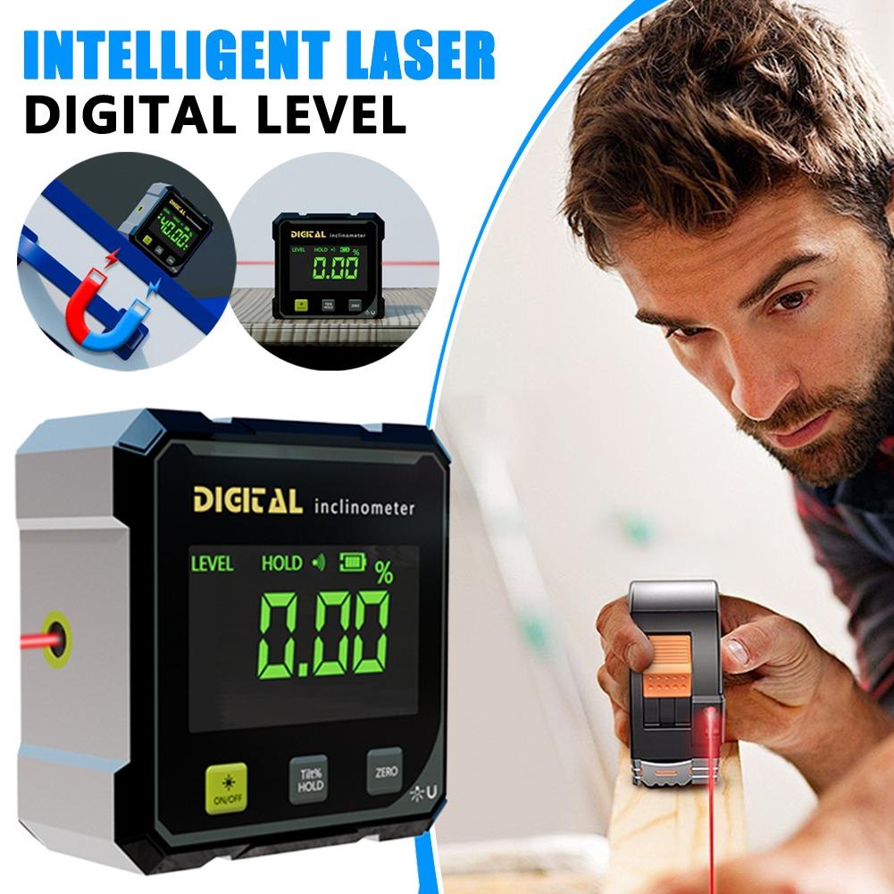 Industrial Laser Alignment - Laser Digital Inclinometer Level Box,4×90° Strong