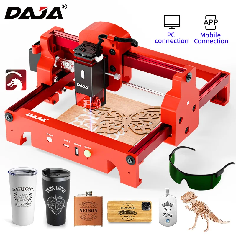 Industrial Laser Equipment - DAJA A7 Laser Engraver 5W Mini