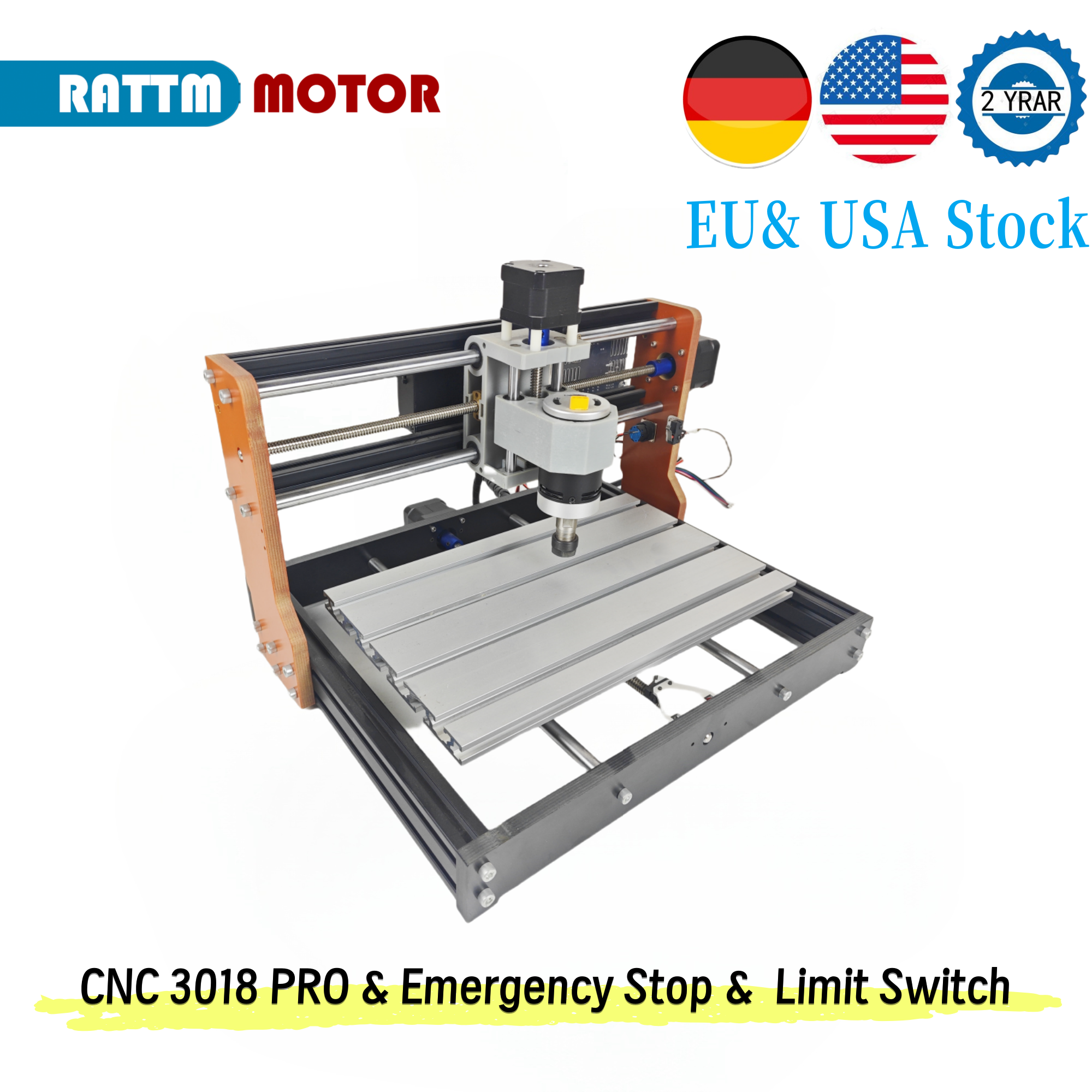 Industrial Laser Sensor - 【EU&USA Stock】CNC 3018 PRO Laser Engraving