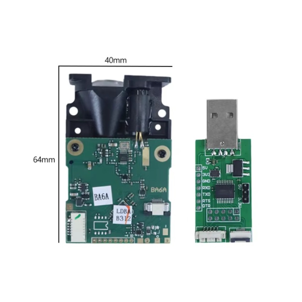 Industrial Laser Measurement - 20HZ Optical Sensor Chip Rangefinder 100m