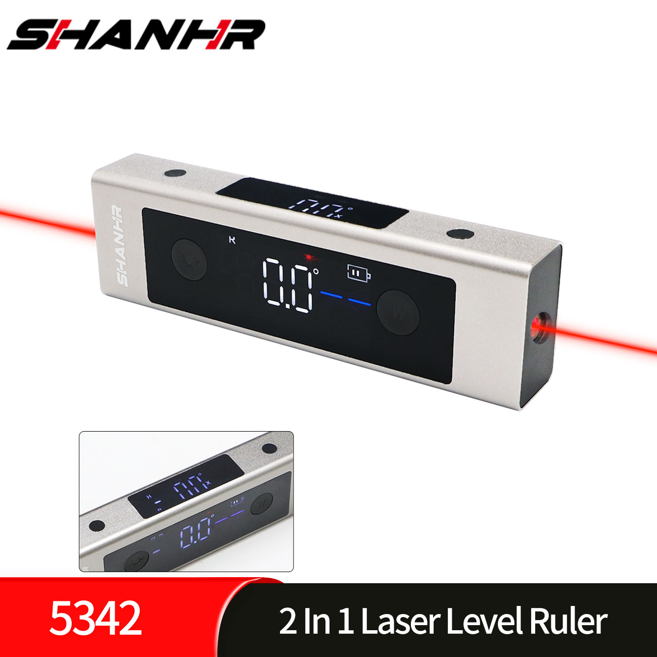 SHANHR 2 In 1 Laser Level Rule - Industrial Laser Alignment recension och pris