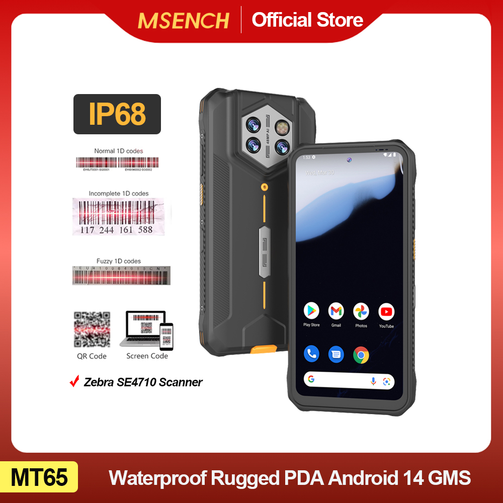 Waterproof Rugged PDA Android  - Industrial Laser Scanner recension och pris