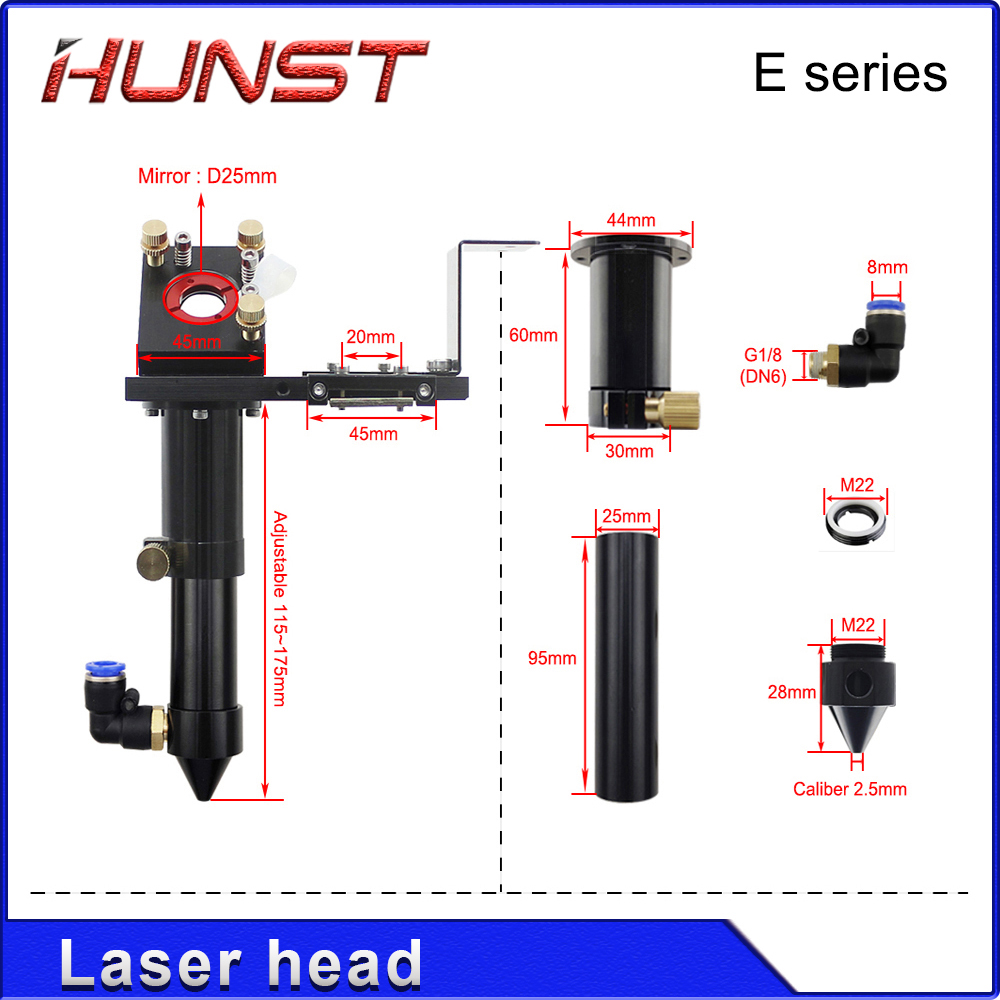 Hunst E Series CO2 Laser Head  - Co2 Laser Mirror recension och pris