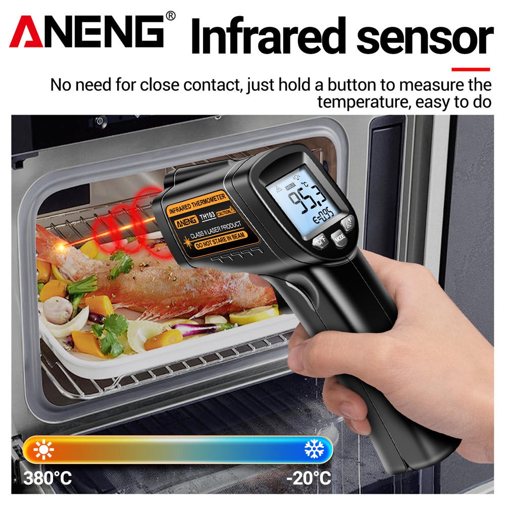 Infrared Laser Temperature Gun - Industrial Laser Blaster recension och pris