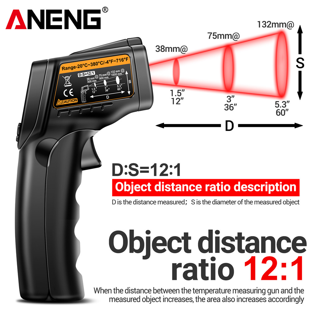Infrared Laser Temperature Gun - Industrial Laser Blaster recension och pris