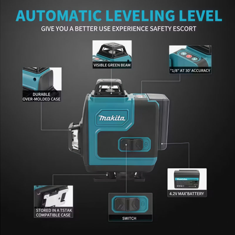 Makita Cordless Self-Leveling  - Industrial Laser Alignment Tool recension och pris