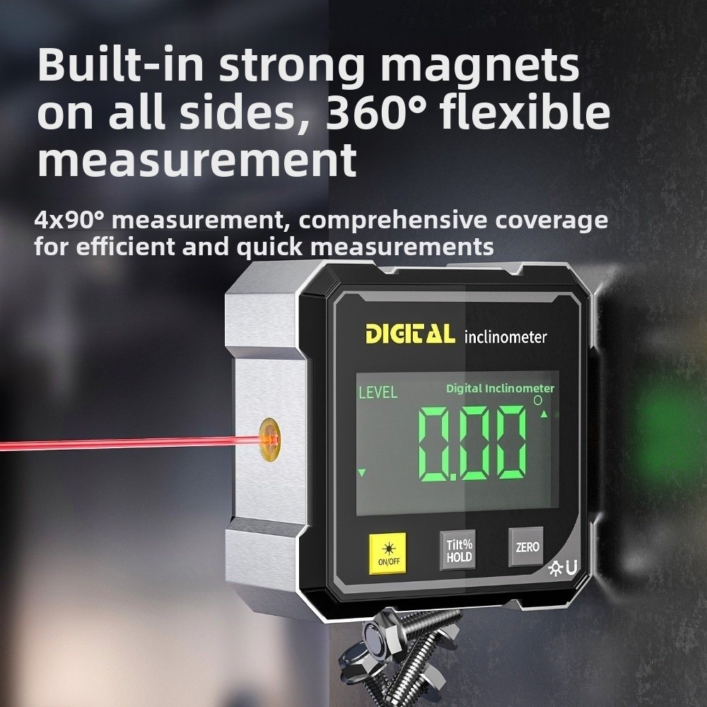 Four Sided Display Angle Gauge - Industrial Laser Alignment recension och pris
