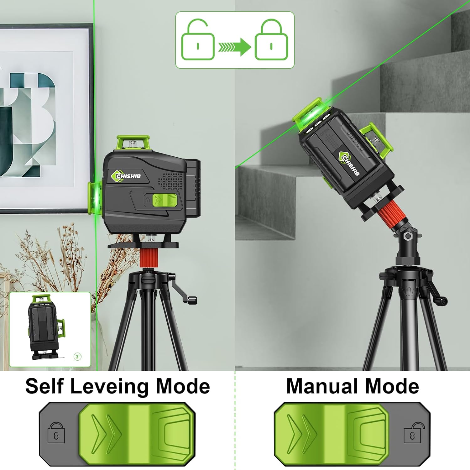 CHISHIB 4D 16 Lines Profession - Industrial Laser Measurement recension och pris