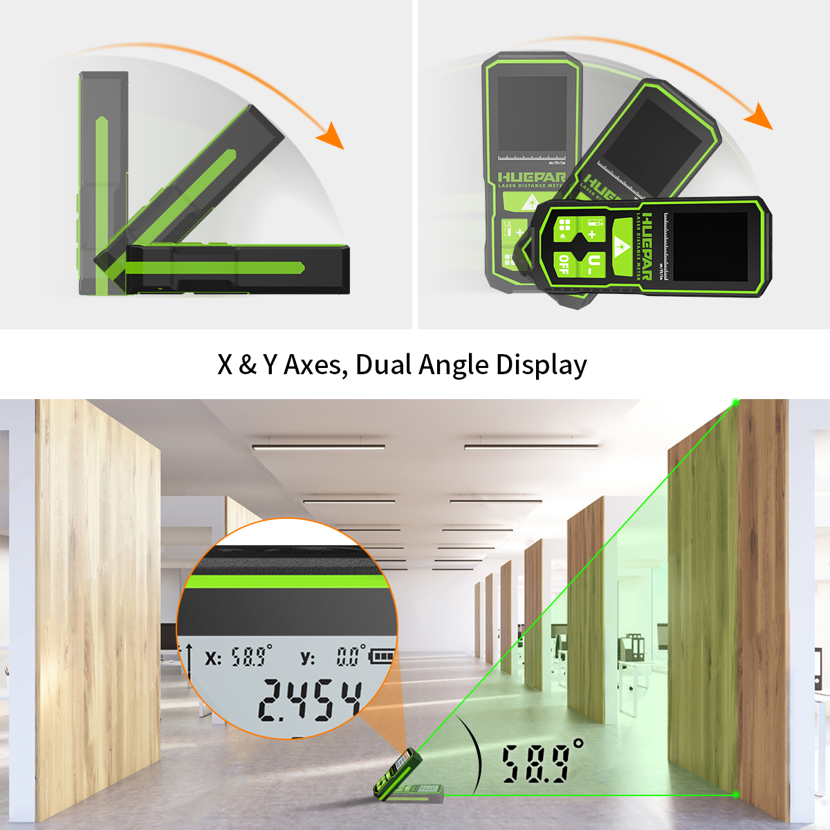 Huepar Laser Rangefinder Digit - Industrial Laser Sensor recension och pris