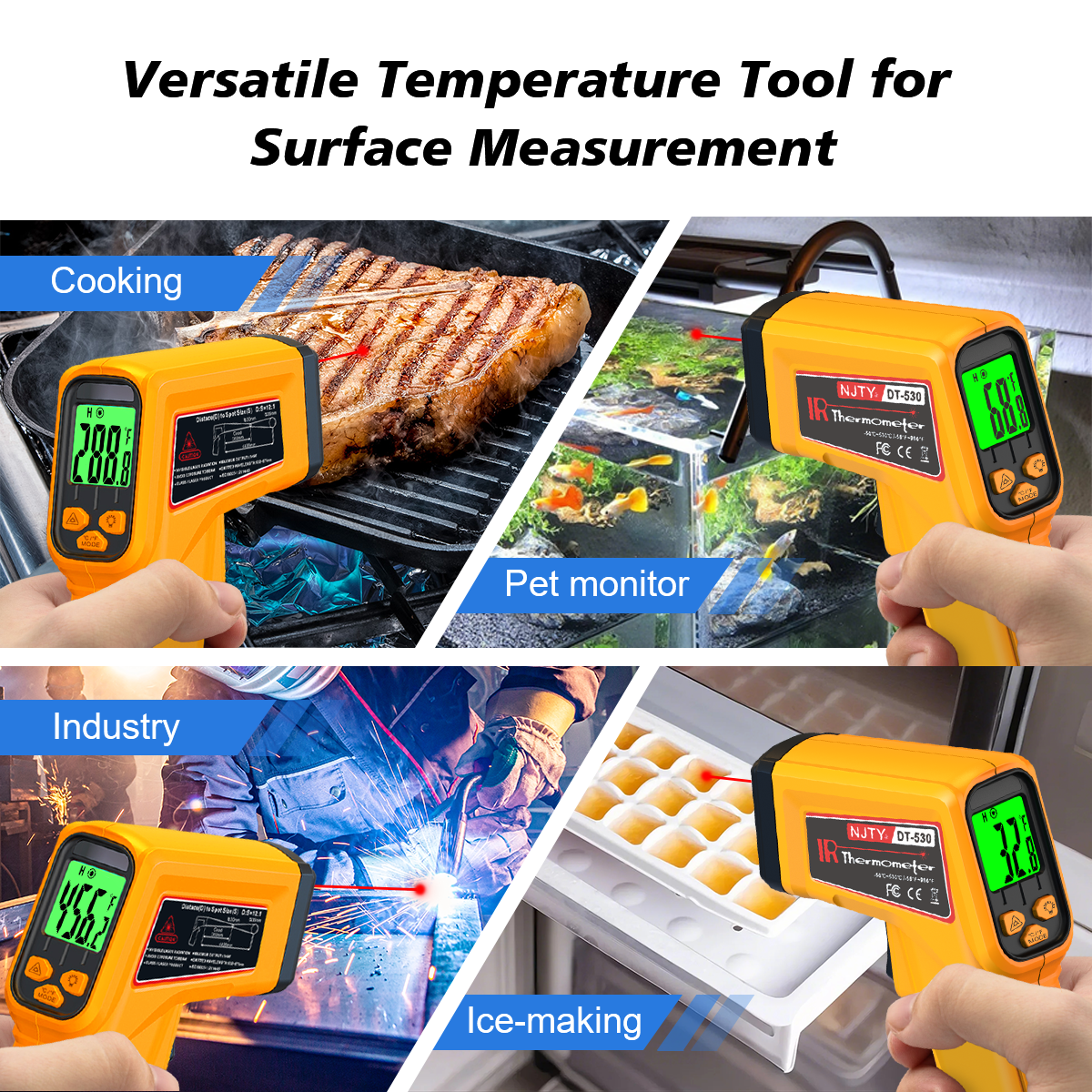 NJTY Infrared Thermometer Lase - Industrial Laser Blaster recension och pris