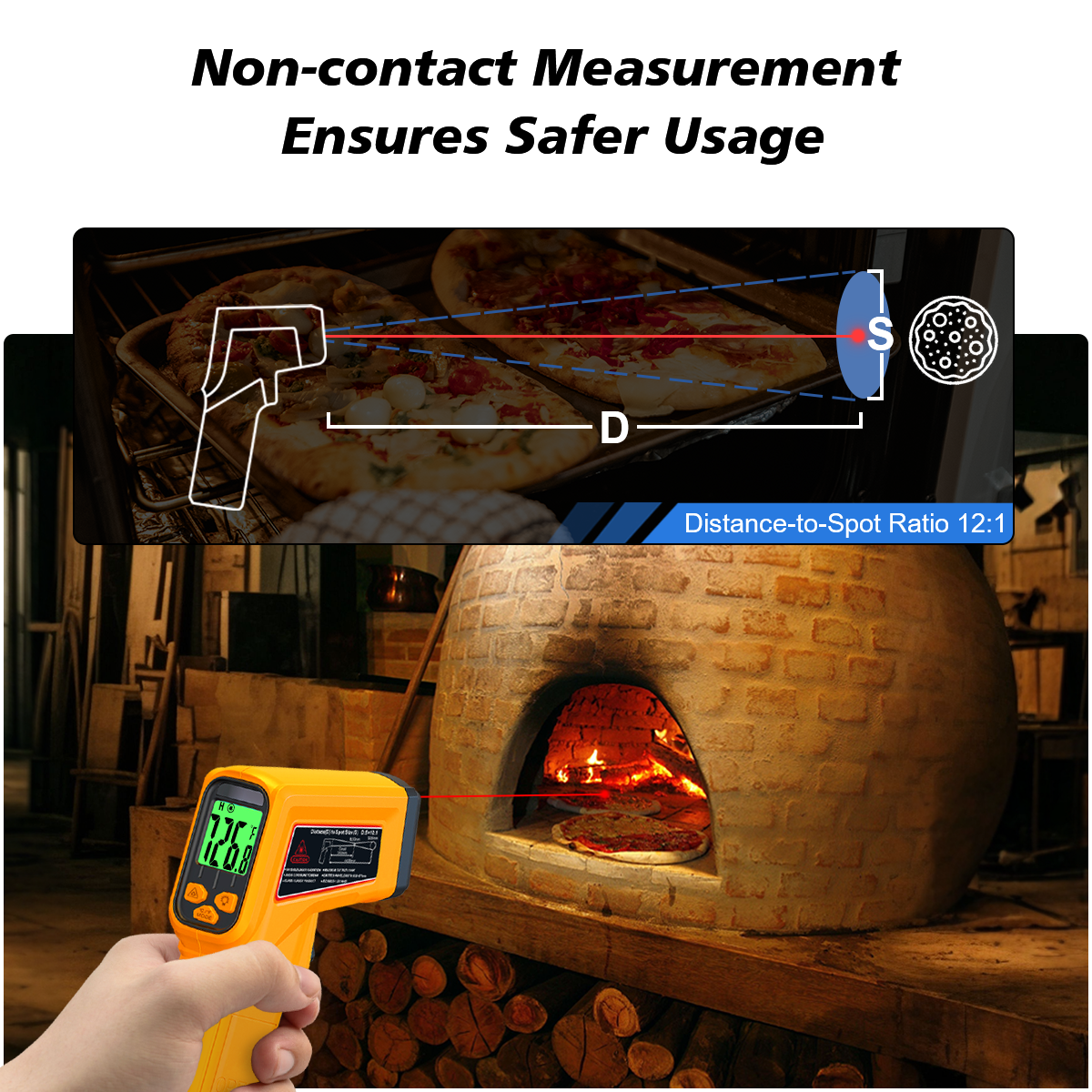 NJTY Infrared Thermometer Lase - Industrial Laser Blaster recension och pris