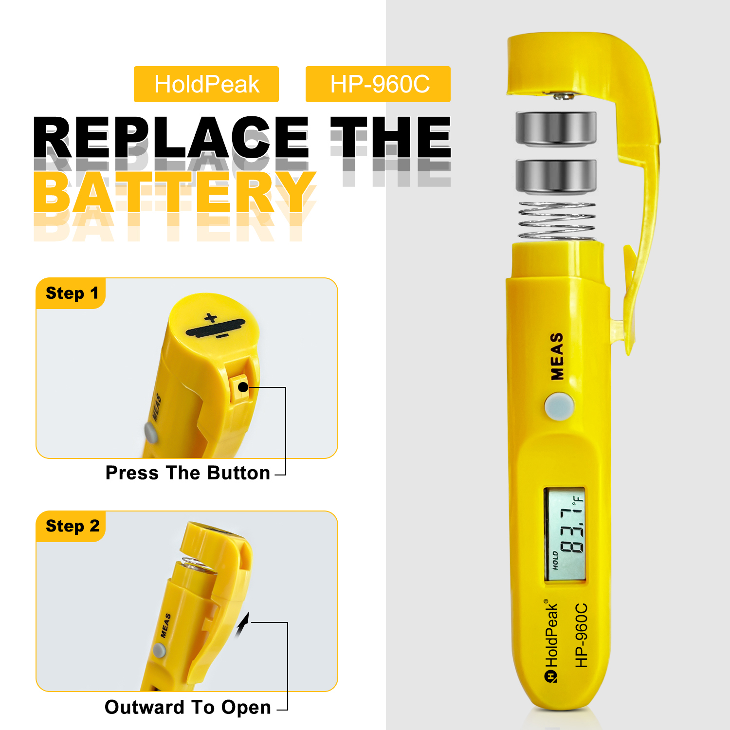 HoldPeak-Portable Digital Non- - Industrial Laser Pen recension och pris