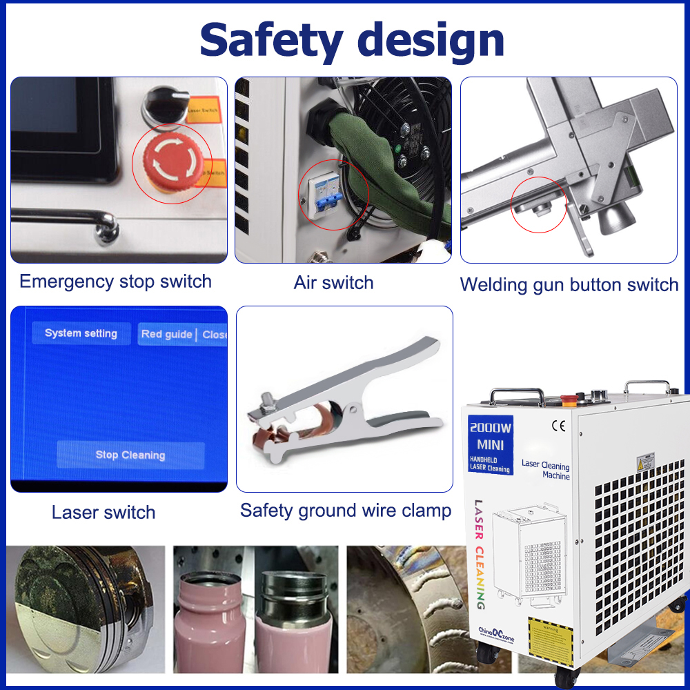 2000W Cleaning Machine Fiber L - Industrial Laser Rust Removal Machine recension och pris