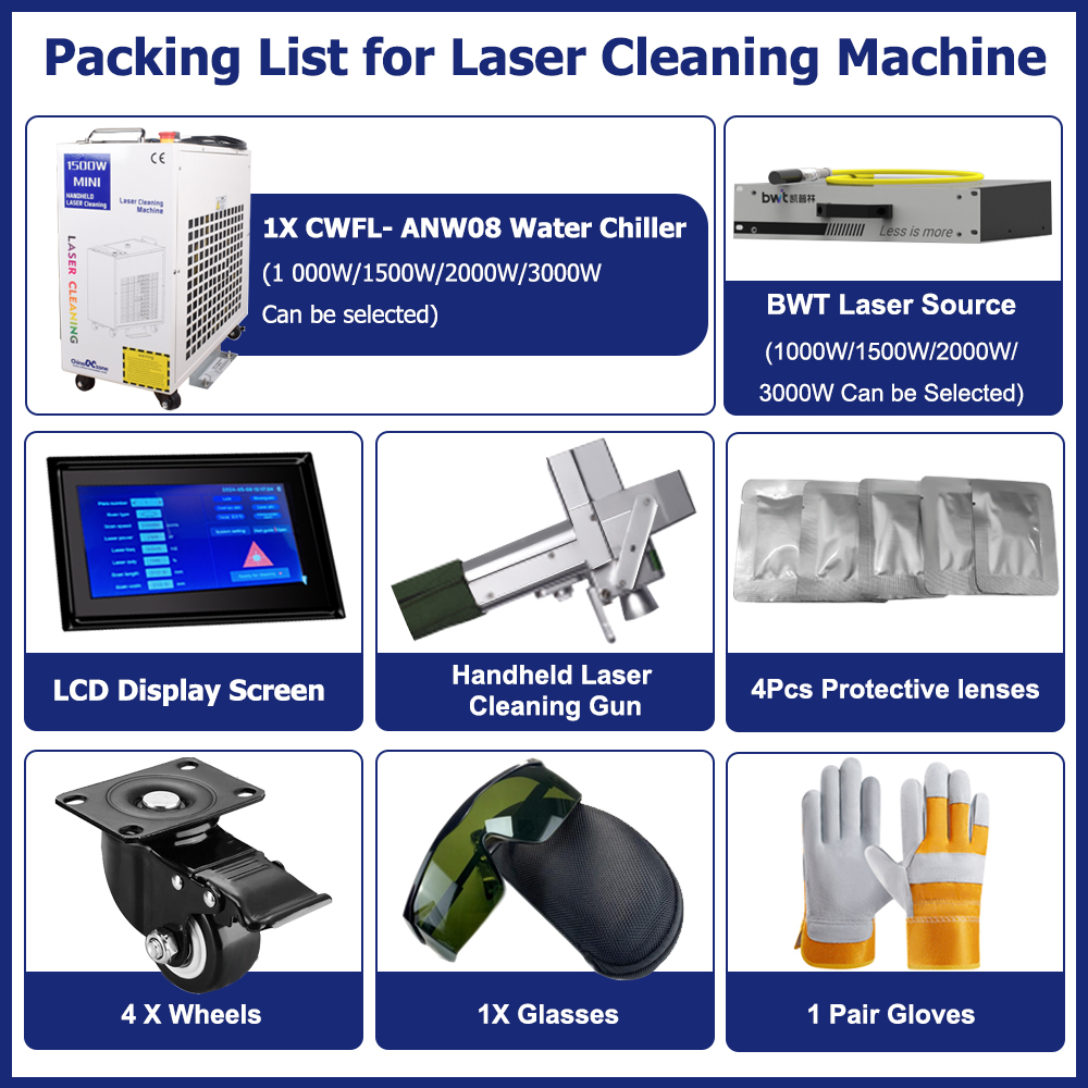 2000W Cleaning Machine Fiber L - Industrial Laser Rust Removal Machine recension och pris