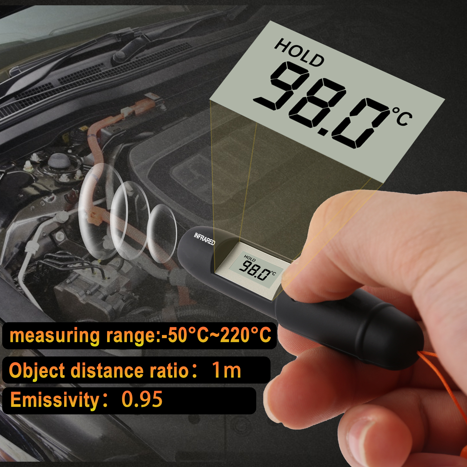 Mini Infrared Thermometer Pen  - Industrial Laser Pen recension och pris
