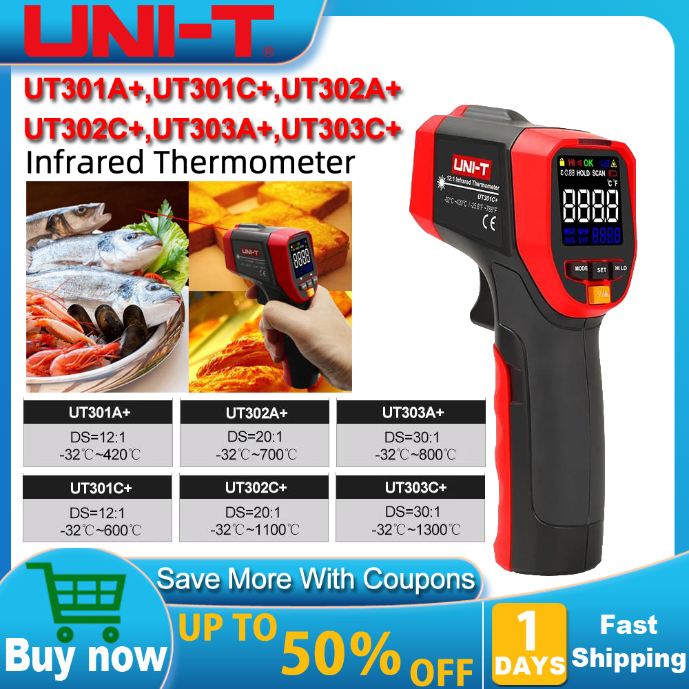UNI-T UT301A+ UT301C+ Non Cont - Industrial Laser Measurement recension och pris