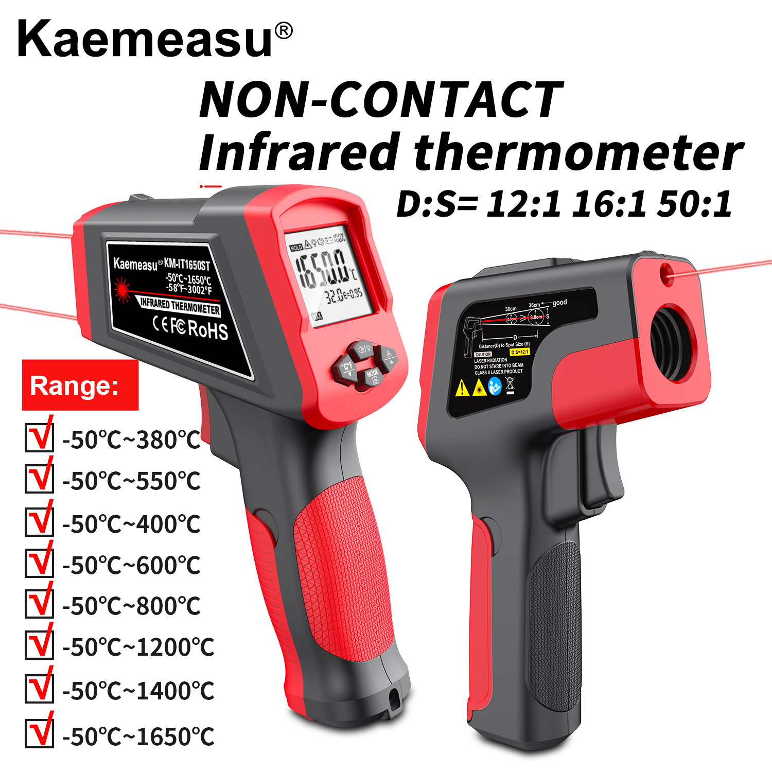 Infrared Thermometer Gun Home  - Industrial Laser Blaster recension och pris