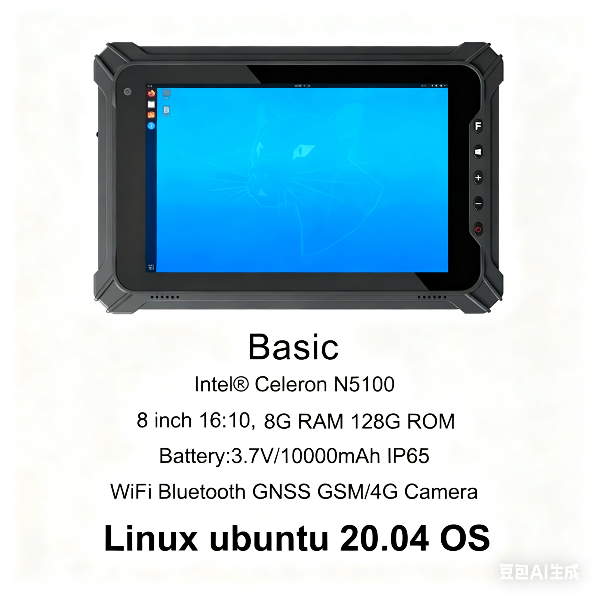 8 Inch Rugged Tablet with 8G R - Industrial Laser Scanner recension och pris