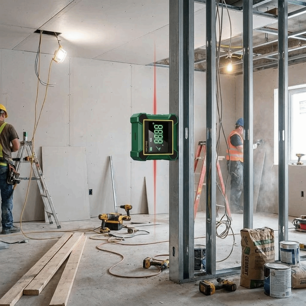 4-Side Magnetic Digital Level  - Industrial Laser Alignment recension och pris