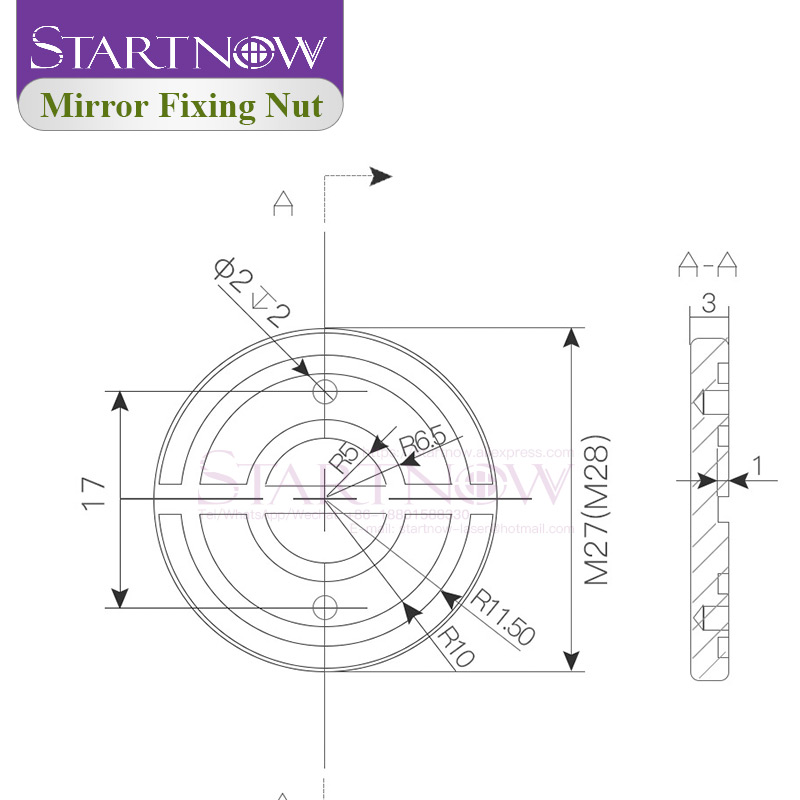 Startnow CO2 Laser Head Mirror - Co2 Laser Mirror recension och pris