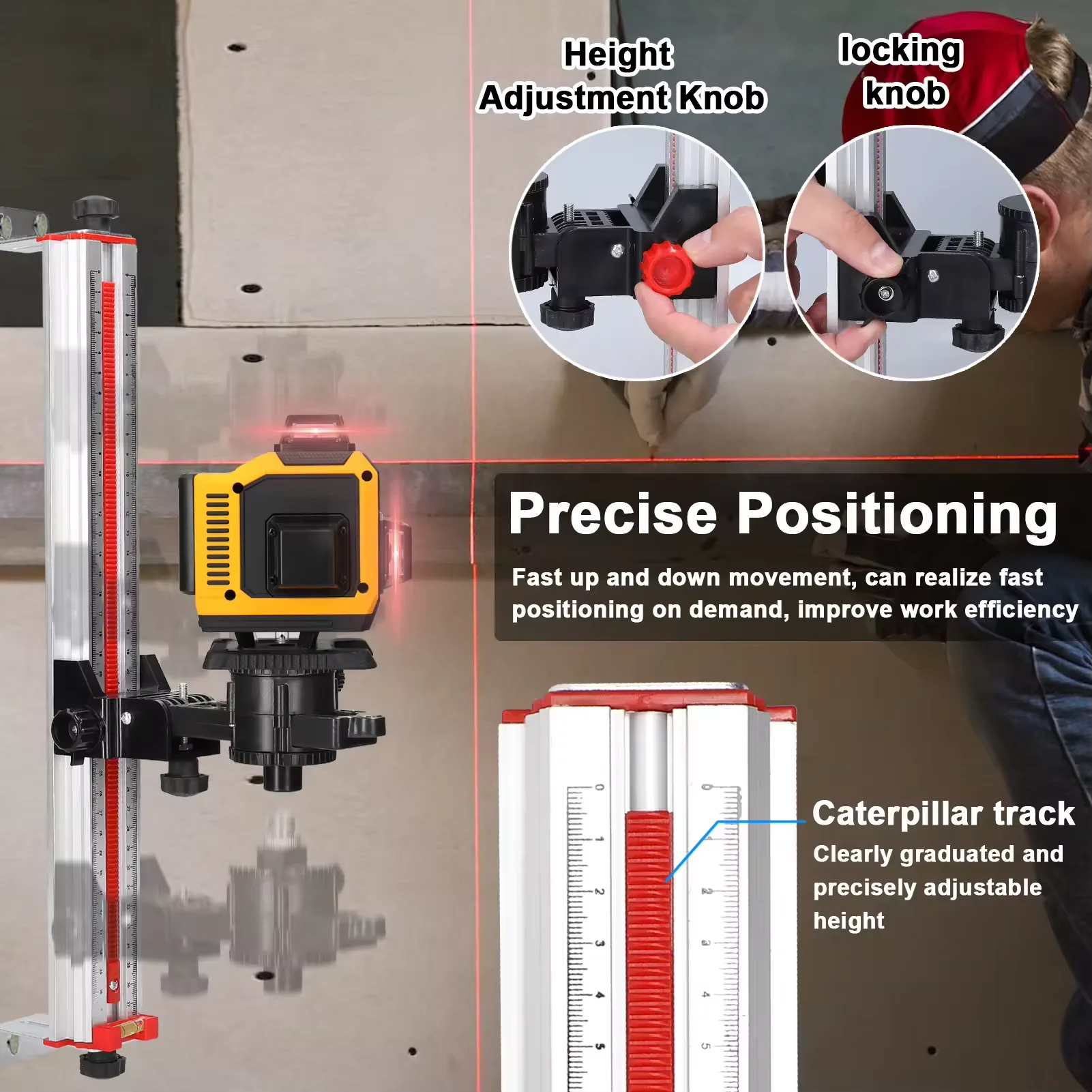 Stable Mounting Aluminum Alloy - Industrial Laser Alignment Tool recension och pris