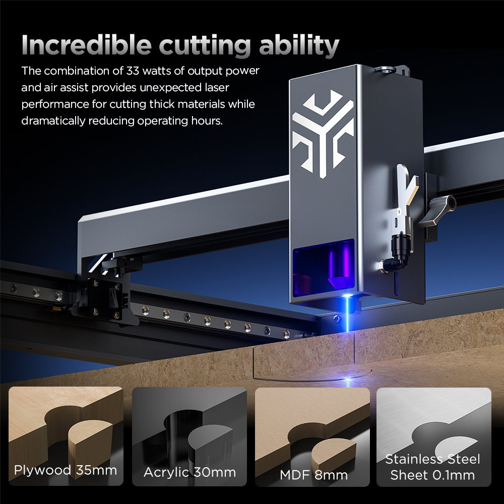 ACMER P2 Laser Engraver 33W 20 - Industrial Laser Equipment recension och pris