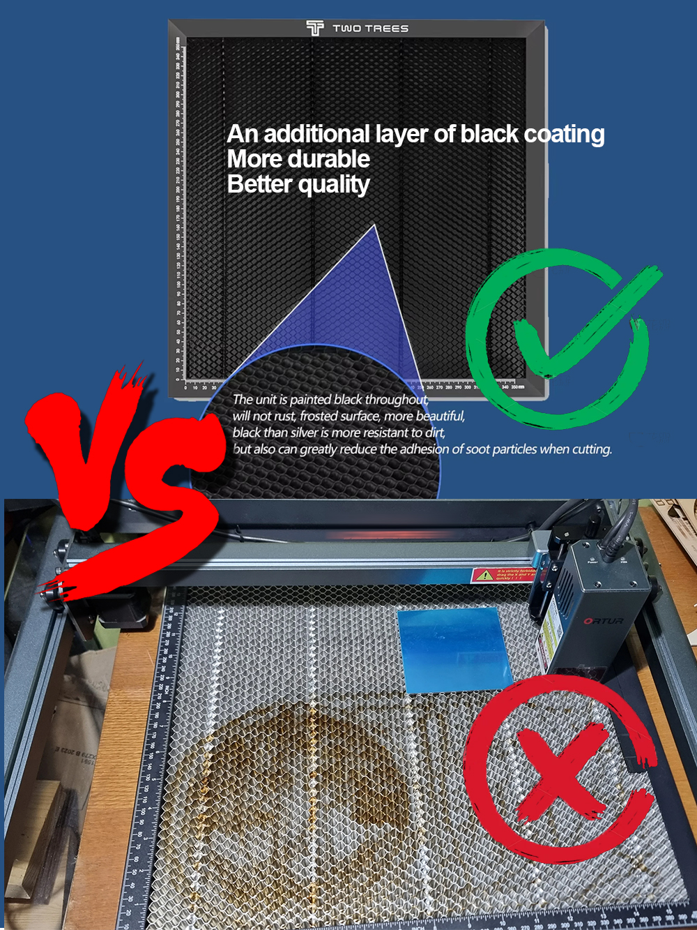 Heavy Duty Honeycomb Metal Tab - Industrial Laser Equipment recension och pris