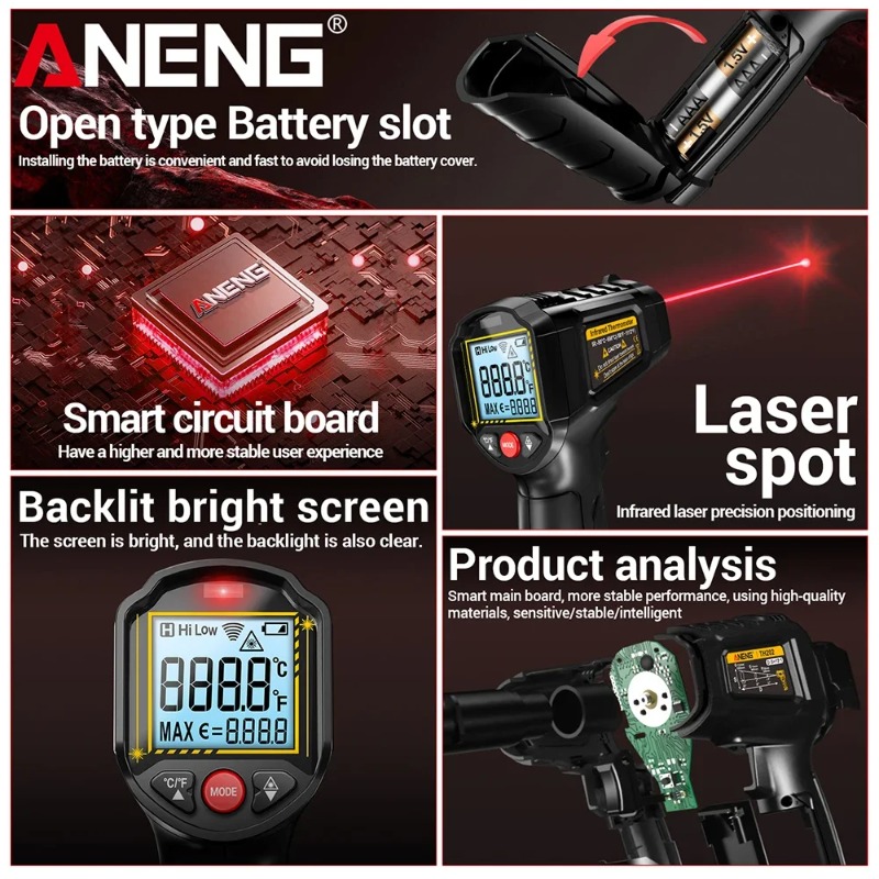 ANENG TH202 Industrial Handhel - Industrial Laser Blaster recension och pris