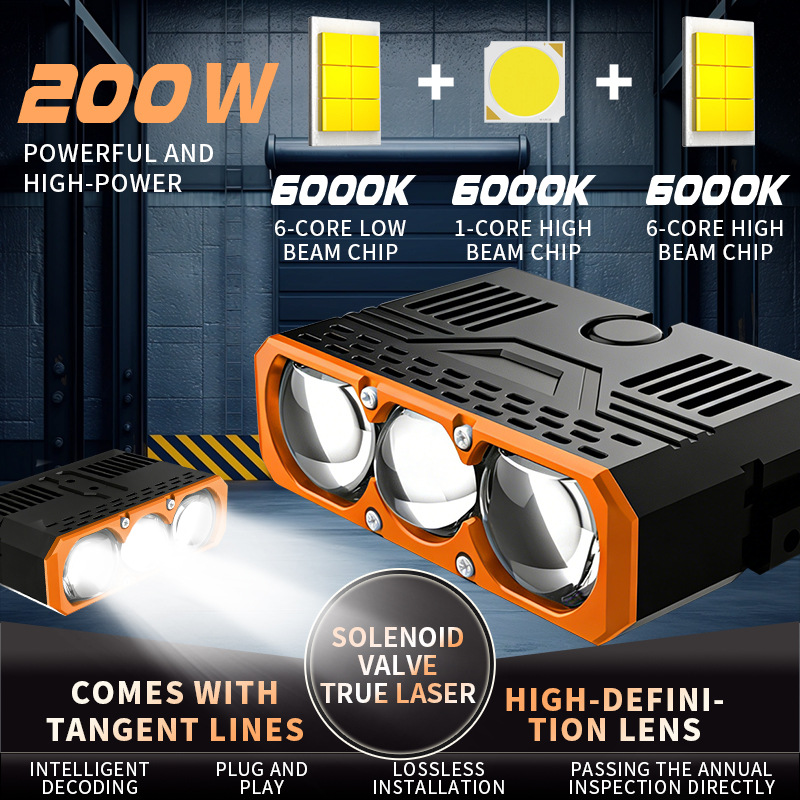 200W 3-Eye Lens High Power Las - Laser Focus Lens recension och pris