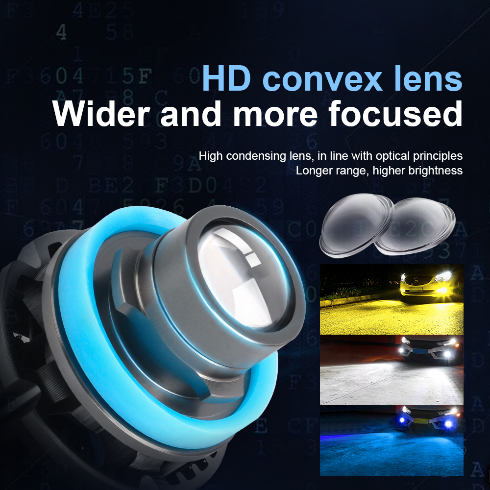 2pcs Car Laser H7 H11 9005 900 - Laser Focus Lens recension och pris
