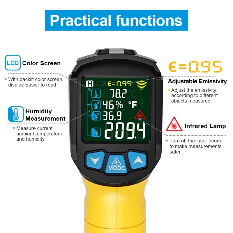 Non-Contact Handheld Digital L - Industrial Laser Blaster recension och pris